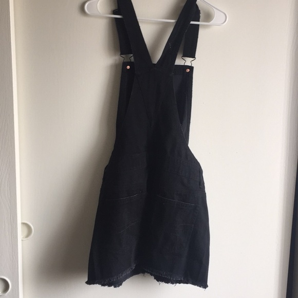 AEO Black Overall Dress - Picture 8 of 9